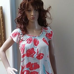 Anthropologie Porridge Floral Top